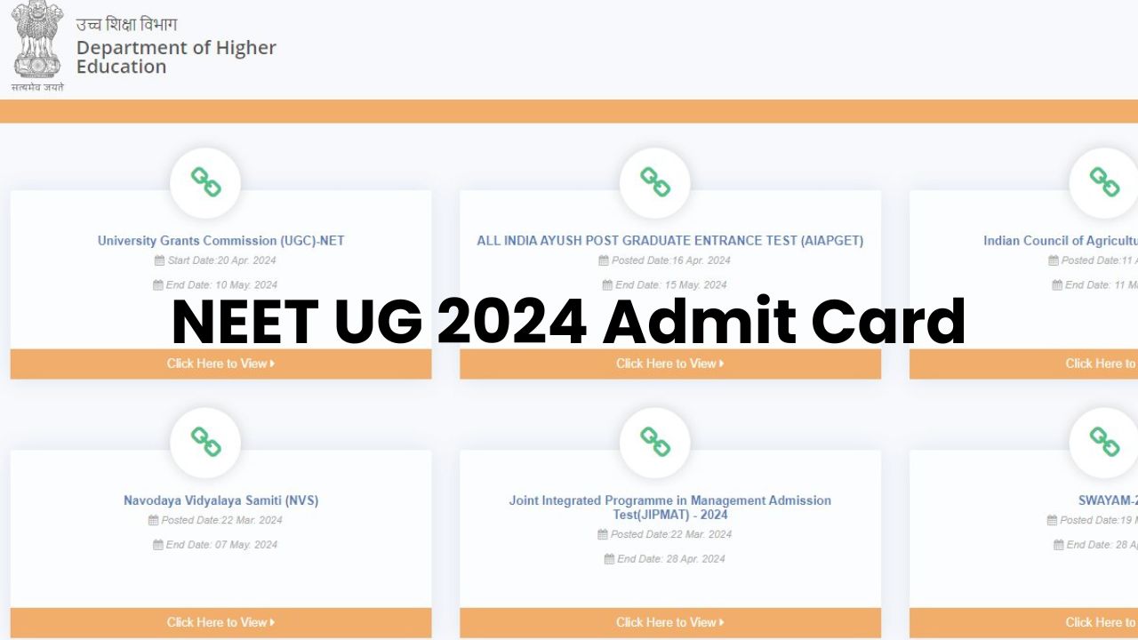 NEET UG 2024 Admit Card